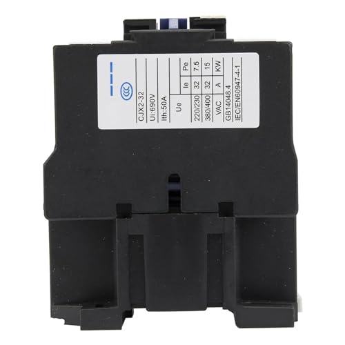 Contacteur triphasé 32A commande basse tension 48V pour automatisme rail DIN - 4