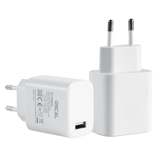 OSCAL Caricatore USB-C 18W con Ricarica Rapida PD 3.0, Compatto e Sicuro, Compatibile con Smartphone, Tablet e Altri Dispositivi