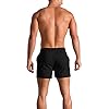 GYMAPE Men Bodybuilding Gym Workout Shorts 5 inch Running Sports Fitness Cotton Color Black XXL #1