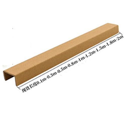 Osłona krawędzi kartonu, 100 sztuk w opakowaniu – niezawodne i stabilne, do ochrony mebli i kartonów podczas wysyłki (0,3 m, 30 x 35 x 30 x 3 mm)