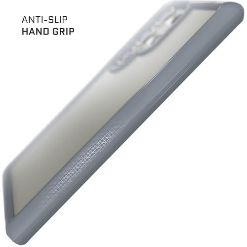 Image of Ghostek Covert Galaxy S23 Ultra Clear Case with Military Grade Shockproof Protection, Non-Slip Grip, Protective Silicone Phone Cover Designed for 2023 Galaxy S23 Ultra (6.8 inch) (Gray)