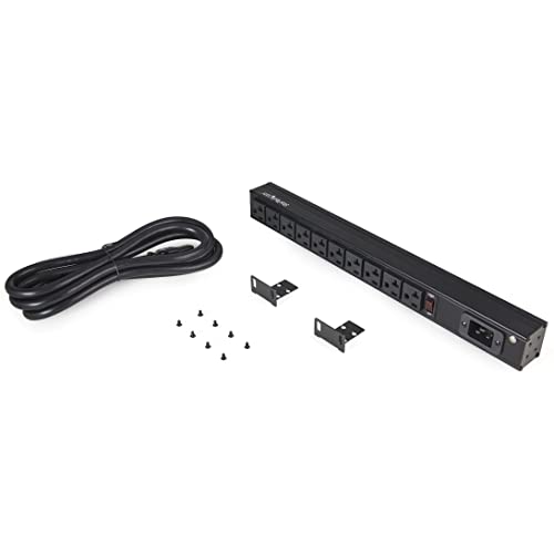 StarTech Multitomas 10 Salidas 125V 16A Rack 1U miniatura 2
