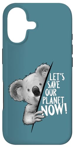 Let's Save Our Planet Now! Climate Protection Koala �A�[�g �X�}�z�P�[�X iPhone 17 �p