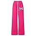 Girls Sweatpants Cute Baggy Athletic Joggers Comfy Dance Pants for Teens Winter Fashion 2025 Kids Clothes Purple Blue Navy