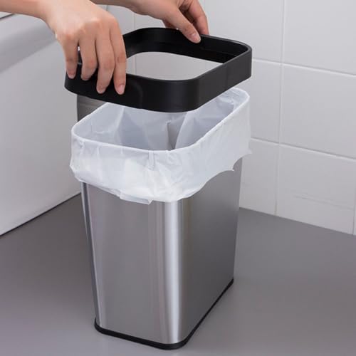 Organizador de basura de acero inoxidable 8L rectangular miniatura 5