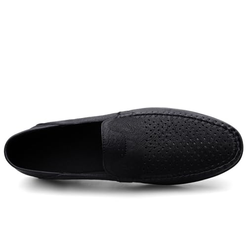 Mens Loafers Moccasins Shoes Lightweight Breathable PU Leather Comfortable Anti-Slip Slip Resistant Outdoor Classic Slip-ons3