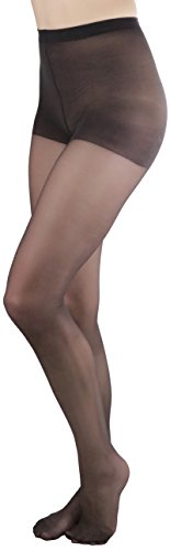Image of ToBeInStyle Women's Control Top Sheer Footed Pantyhose Hosiery Tights Stockings