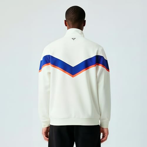 Image of GAME 7 NBA mens X Nba Men's Officially Licensed Long Sleeve Neoprene Zip Up Sweatshirt