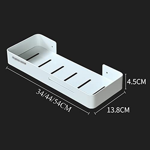 Caddy de ducha blanco de aluminio espacial antioxidante de 54 cm 3