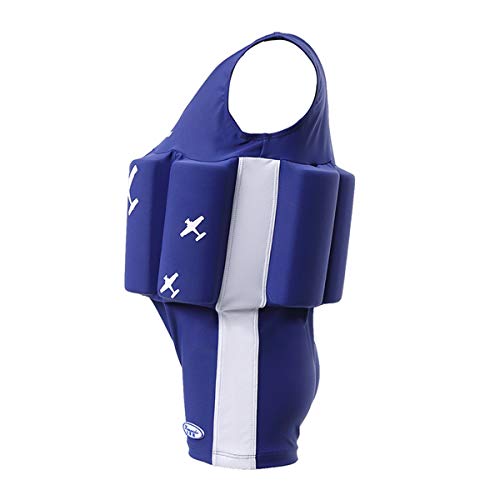 Image of Toddler Kids One-Piece Float Swimsuit with Adjustable Buoyancy UPF 50+ Sun Protection for Beach Pool Boys Girls