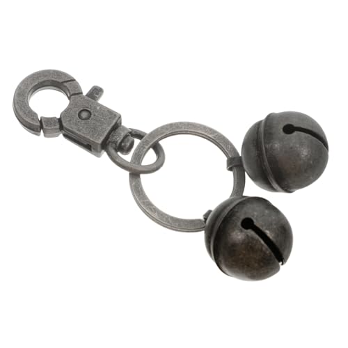 Sosoport Brass Pet Bell Keychain Lightweight Cat Charm with Clear Sound for Durable Brass Material Versatile Accessory for Craft Enthusiasts