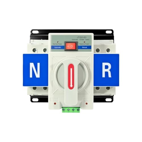 Interruptor de cambio manual y automático 2P 63A para energía solar en casa
