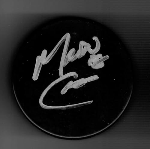 Matt Carle Signed Blank Puck Denver Pioneers Hobey Baker Winner - Autographed NHL Pucks