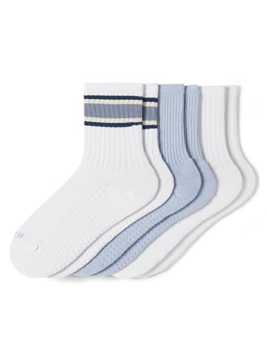 Image of HUE Women's Air Cushion Crew Sock 3 Pair Pack