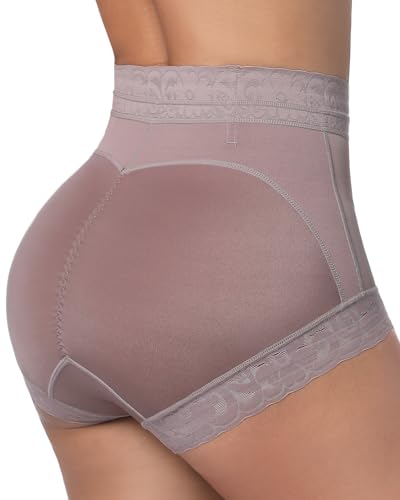 GROW LOOP Womens Shapewear Control Panties Butt Lifter Boyshort Lace Panties Underwear