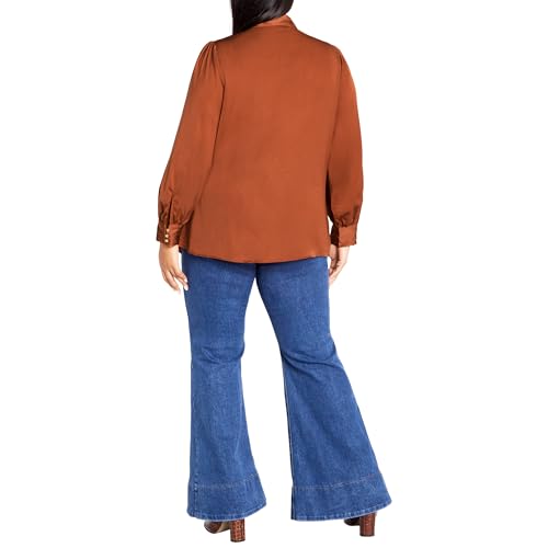 Image of City Chic Women's Plus Size Top - In Awe