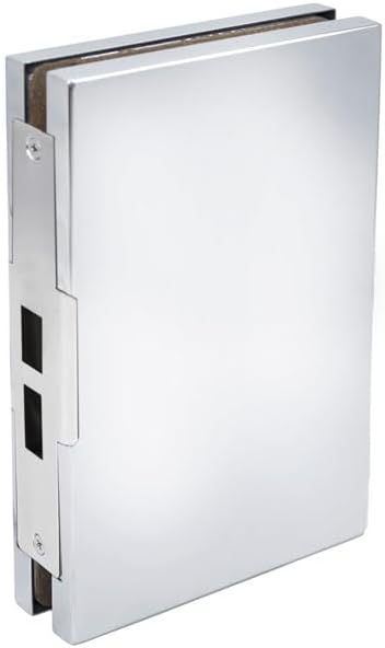 FHC CLK610EMB 6" x 10" Center Entrance Lock Glass Keeper - Matte Black