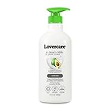Lovercare Goat Milk Body Lotion for Dry Skin 27.05 oz Avocado (800ml) - Single…