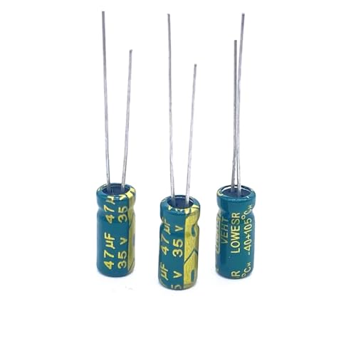 Condensateur électrolytique 47uF 35V low ESR S104 pour circuits électroniques (Lot de 20)