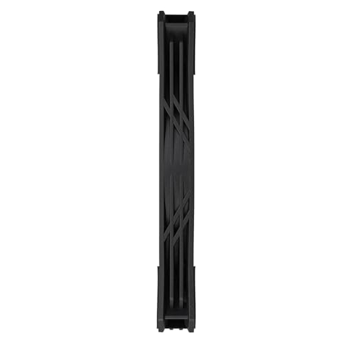 Silverstone Technology Air Slimmer 140 Enhanced Performance 140mm Slim Fan with Full-Range PWM, ARGB Lighting and Shark Force Technology, (SST-AS140B-ARGB)
