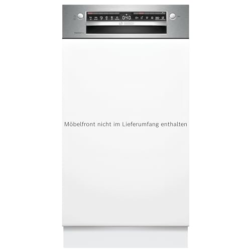 Bosch Serie 4, Teilintegrierter Geschirrspüler, 45 cm, Edelstahl, SPI4HMS49E