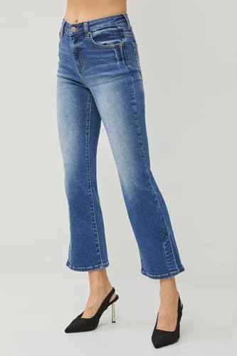 SALT TREE Risen Jeans - High Rise Bootcut Jeans - RDP56184