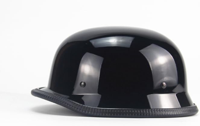 Miniatura 2 de Casco Medio Vintage de Motocicleta de Estilo Alemán, Casco Retro para Cruiser, Scooter, Cascos para Adultos Hombres Mujeres Aprobados por DOT