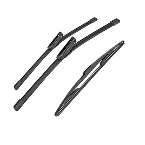Essuie-glaces Clio 3 Hayon 2005-2012 kit complet de balais avant 24 et 16 pouces pour pare-brise