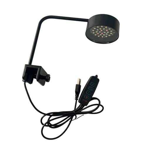 マルチカラー水族館LEDライトUSBパワーフィッシュタンクのミニチュアクランプフィッシュタンクの植物用に調整可能