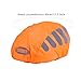 RNXRZANK Bicycle Helmet Cover for Rain Protection and Outdoor Activities, Orange