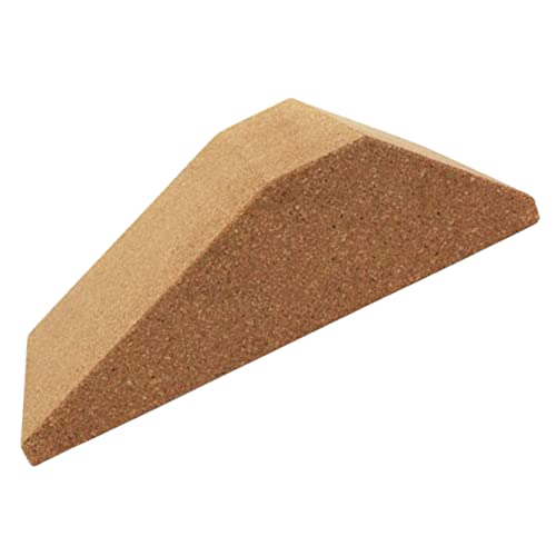 Toyvian Yoga Block Incline Ramp Skid Cork Calf Stretch Board for Home Gym Office Use Height for All Ages Leg Strength and Flexibility Durable Design