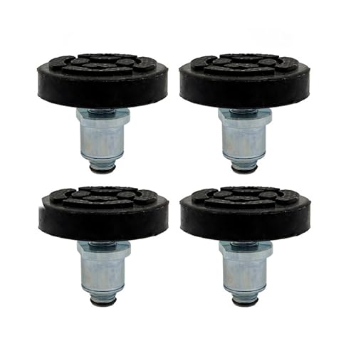 Image of 4X 42mm Car Lift Rubber Tray Heightening Feet Plus High Leg Pads Shaft Diameter