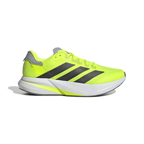 Adidas Uomo Duramo Speed 2 Running Shoes, Lucid Lemon/Core Black/Halo Silver, 40 2/3 EU