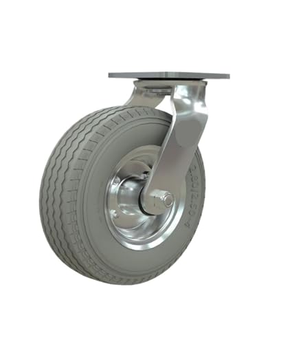 Roue en mousse polyuréthane 8 pouces roulette robuste diable industriel - 3
