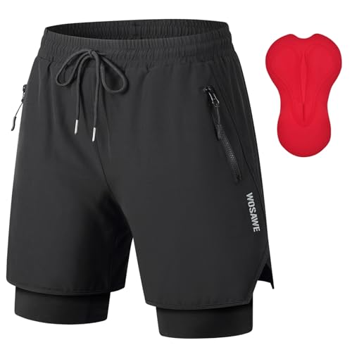 Short de cyclisme rembourré 4D pour homme idéal pour vos sorties VTT