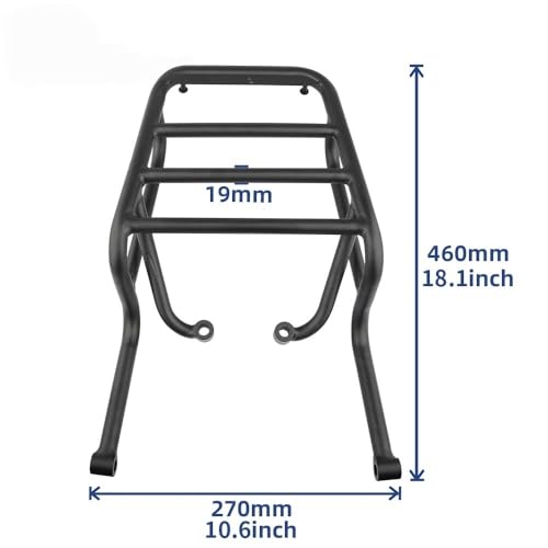Porte-bagages valise pour Scram 411 support arrière moto 2022 2023 2024