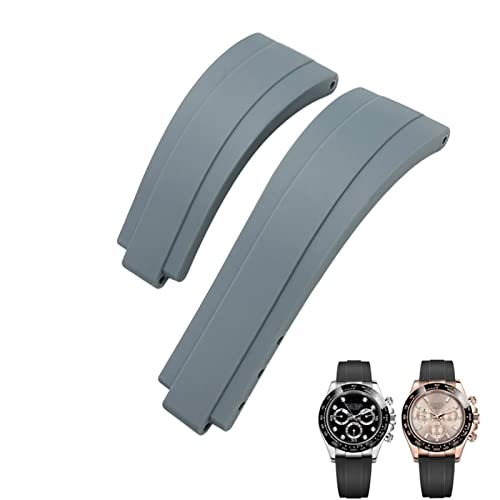 Correa de goma de 20mm minimalista con hebilla corta de alta gama