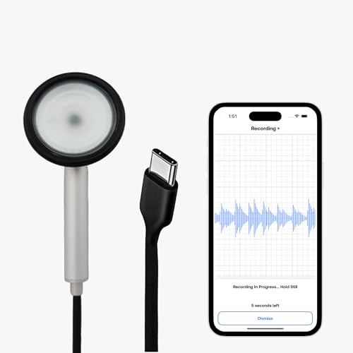 StethoAI™ 1st Gen Stethoscope Integrated with Dalia™ AI Platform — Monitor Your Key Health...