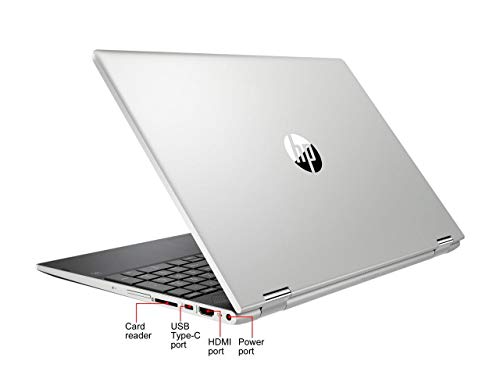 Image of HP Pavilion X360 2-in-1 15.6 inch Touchscreen Convertible Full HD IPS Business Laptop, Intel Quad Core i5-8250U, 32GB RAM, 1TB SSD, Backlit Keyboard, USB Type-C, W /Legendary Accessories