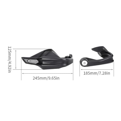 Protège-mains pour moto Z900 et ZR900 2017-2024 avec écran pare-brise intégré