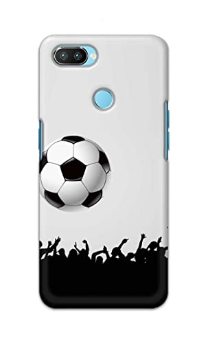 Image of Printed Hard Back Cover Case for Realme 2 Pro Back Cover (Football Icon) -702