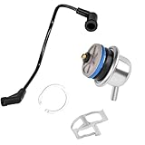 Fuel Injection Pressure Regulator with Vacuum Line - Compatible with Chevrolet Silverado Express GMC Sierra Savana 1500 2500 3500 Tahoe Yukon Hummer H2 - Replaces 17113556, 89060418, 12583236
