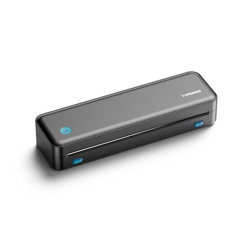 TYPONOS Portable Printers Wireless for Travel, Receipt Printers Support 2