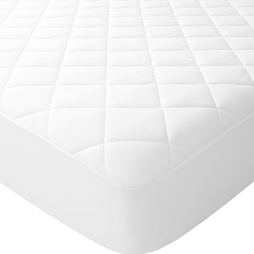 HIGH LIVING Quilted Mattress Protector Hypoallergenic Extra Deep Fitted Mattress Cover 30 cm (122cmx190cm) 4 ft/Small Double
