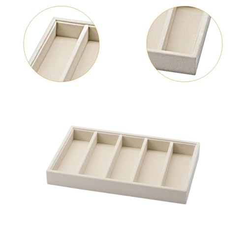 Plateau de présentation de lunettes jaune avec support à accessoires - 2