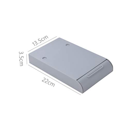 Organizador de gaveta de lápis de mesa cinza 22 peças da Besportble, bandeja de gaveta oculta para m