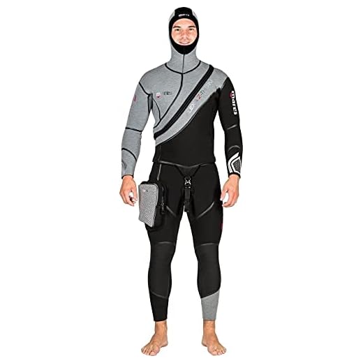 Mares Herren FELXA Z-TERMO 7MM Neoprenanzüge, Schwarz/Grau, S7
