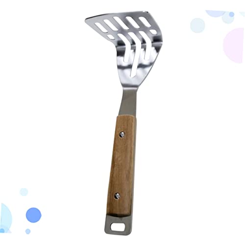 iturador de patatas Kichen, triturador de patatas, triturador de judías, triturador de patatas manual, triturador de patatas, triturador de frutas, prensador de ajo para bebé de mano de madera (caqui)