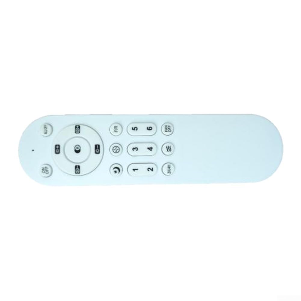Control remoto para ventilador de techo de 2,4 G con ajuste de ventilador de 6 pies, controlador inalámbrico infrarrojo y soporte de oscilación para luz de ventilador (A)