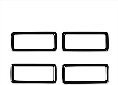 【Famous car】 トヨタ 新型 ヴォクシー/ノア 90系 に対応 内装 リア ルーフダクトパネル 後部座席エアコベンド ガーニッシュ 吹き出し口 パネル 社外品 For VOXY/NOAH 90系アクセサリー (ピアノブラック)